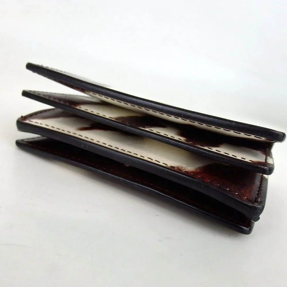 Authentic BURBERRY ITALBSRL239CAL Chain Wallet Card coin purse PVC/leather[Used] - Picture 5 of 15